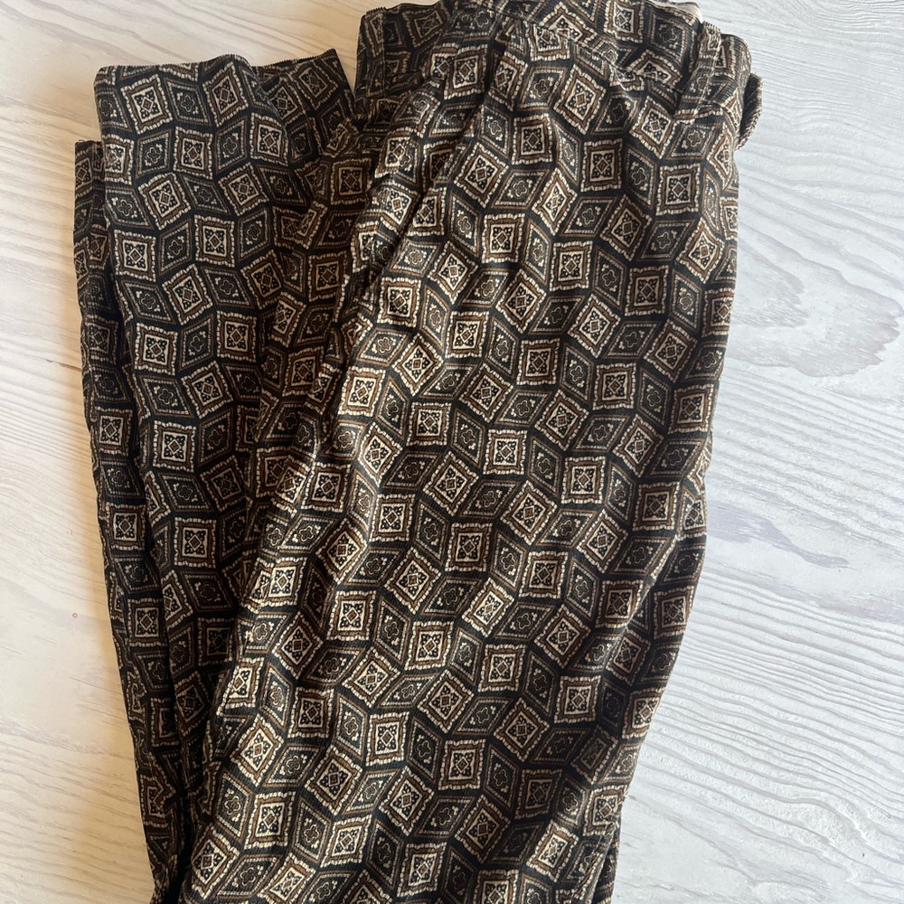 Banana Republic Geometric Patterned Corduroy Pants